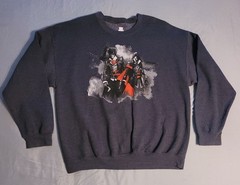 Assassins Creed Graphic Pullover Sweatshirt Gray XL Loot Crate Lvl Up