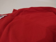 Vintage Red Raglan Sweatshirt Men Large SWEATS FX PANNILL Soft Cotton & Acrylic