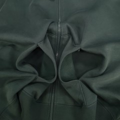 Jordan Sweatshirt Men Large Midnight Green Oversized Zip Hoodie Sweater Nike Air
