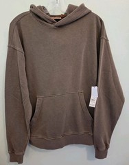 No Boundaries Men’s XS Oversize Hoodie Hooded Sweatshirt BROWN #10726
