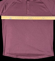 Holderness & Bourne Men’s The Payne Golf Pullover Snap Button Plum Large