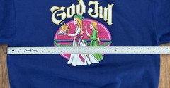 Vintage 90s God Jul Merry Christmas Sweatshirt Scandinavia Lee Heavyweight sz XL