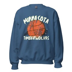 Minnesota Timberwolves Basketball Retro Unisex Sweatshirt S,M,L,XL,2X,3X