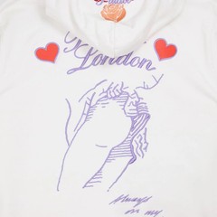 Palace Hoodie ‘Love Letter Hood’ Size Small White