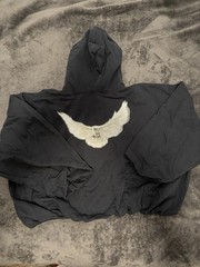 Yeezy Gap Engineered By Balenciaga Washed Black Dove Hoodie