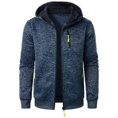 Men Hooded Sports Cardigan Jacket Casual Sweatshirt Baseball Hoodies Winter Fall