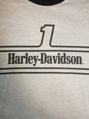 Harley-Davidson Men’s #1 Racing Crewneck Sweatshirt Heather Gray 2XL Modern