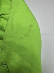 Broken Promises Easy Come Easy Go Hoodie Mens L Neon Green Graphic Streetwear
