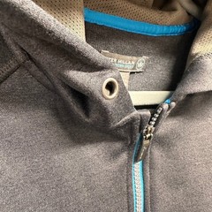 Peter Millar Crown Sport Hoodie Mens XL Gray Chicago Golf Club Seal Zip Jacket