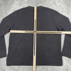 JACHS New York Sweatshirt Mens XL Charcoal Gray Crewneck Pullover Heather Knit