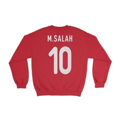 Egypt Pride Salah 10 Two-Sided Jersey Style Unisex Crewneck Sweatshirt