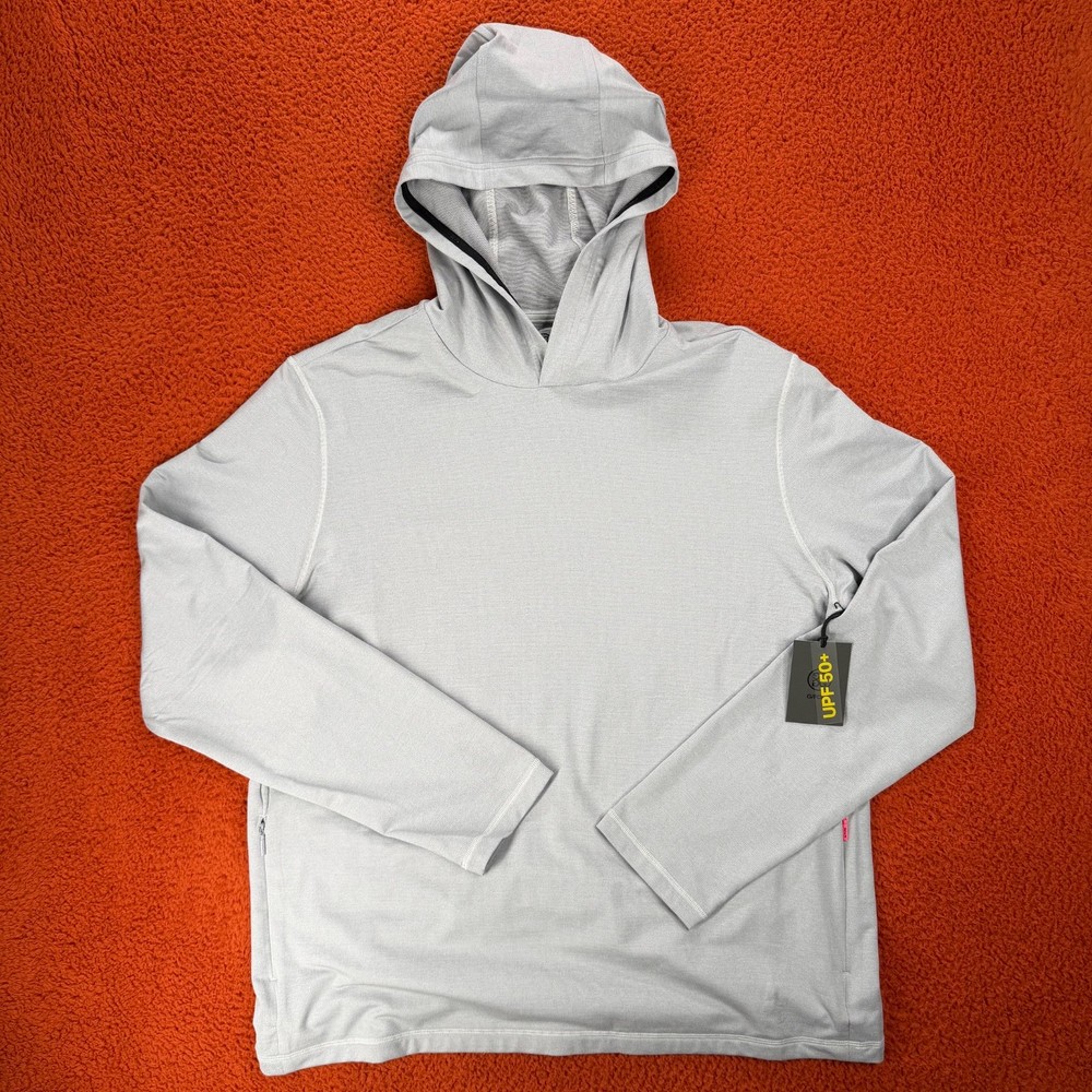 G/FORE Mens XL All Play Terry Hoodie Light Heather Grey NEW $175