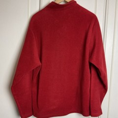 Rohan Vital Zip Fleece Mens Medium Red 1/4 Zip Jumper Outdoor Walking Hiking