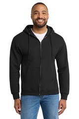 Port & Company Mens Essential Full Zip Hooded Sweatshirt PC90ZH