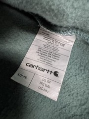 Carhartt Hoodie Mens 3XLT 3XL Tall Teal Pullover Sweatshirt Original Fit Work