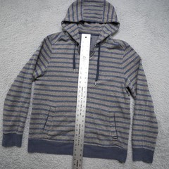 Prana Cardiff Fleece Hoodie Mens M Striped Sustainable Casualcore CozyMinimalist