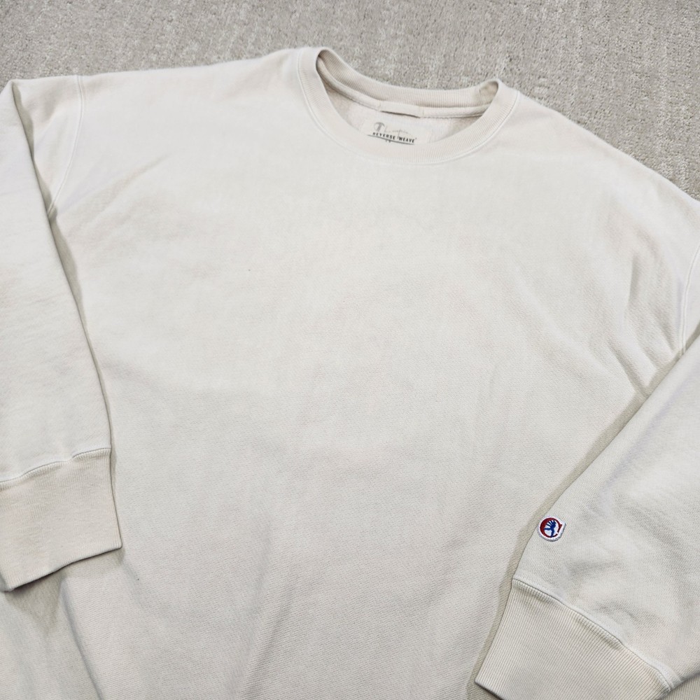 Champion Reverse Weave Sweatshirt Men XL With CiCLO Botanical Dyes Running Man