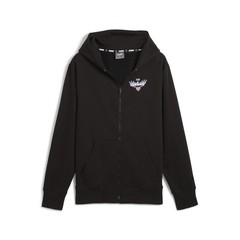 PUMA Melo Iridescent Hornets Full Zip Hoodie Mens Black Casual Outerwear 6277960