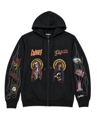 Cookies Highway Full Zip Hoodie Black 2XL NWT Graphic Streetwear CM244HFC05