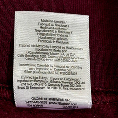 EUC Gildan Heavy Blend Long Sleeve Sweatshirt/Hoodie Burgundy , M Liberty Psych