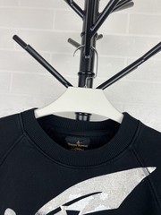 VIVIENNE WESTWOOD Sweatshirt ANGLOMANIA Big Orb Logo Black Men’s Size XS