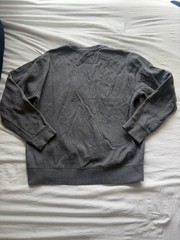 Nike Gray Solid Logo Crew Neck Pullover Sweatshirt Men’s Regular Size M