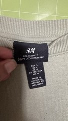 H&M Men’s Green Relaxed Fit Crew Neck Pullover Sweatshirt Size L
