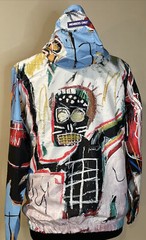 Jean Michel Basquiat x Members Only Windbreaker Jacket Multicolor Mens Small