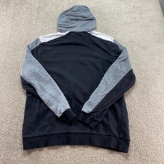 Puma Sweatshirt Mens Size Large Black Colorblock Hoodie Pullover Athletic