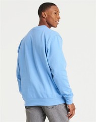 Mens Sweatshirts Plain Crew Neck Fleece Lined Pullover Jumpers AWDis