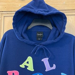 Coraline Jones Women SOLD OUT Box Lunch Letter Portrait Hoodie Small Blue AN EXC