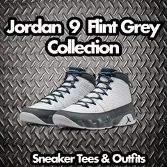 Hooded Sweatshirt To Match AJ Retro 9 Flint Grey Sneakers – Fresh Klean Hoodie