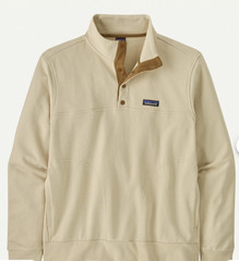 NWT Patagonia Men’s Daily Snap-T Pullover in XL Pelican Beige/Brown accents $179