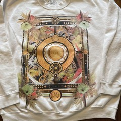 Civil Sweatshirt Mens Large Ornate Medallion Floral Graphic Fleece Crewneck
