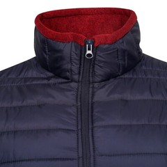 Mens Hybrid Jacket Fleece plain pockets full Zip Anti Pill Work Casual Heavy Top