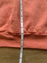 Vintage Tultex Sweatshirt Blank Large Raglan Coral Salmon NWT Spot