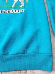 Vtg Nobody’s Perfect Funny Cow Udder Jerzees Sweatshirt Large**see Description**