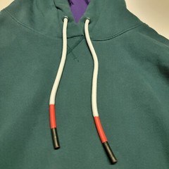 Kyrie Irving Nike Hoodie Green and Purple Medium