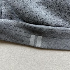 Levis Commuter Sweatshirt Mens 2XL Gray Fleece Crewneck Reflective Bike Cycling