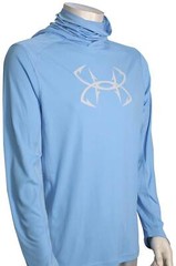 Under Armour Iso-Chill Hook Gaiter Hoody – Carolina Blue / Halo Grey – New