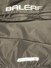 Baleaf Men 100% Polyester Long Sleeve Zip Up Hoodie Black Size 3XL Made In China