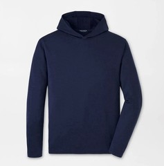 Peter Millar Navy Blue Excursionist Flex Hoodie MS25XK77 Sweatshirt NWT 2XL