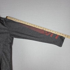 Under Armour ColdGear 1325145 Full Zip Hoodie Mens Medium Gray Red Polyester
