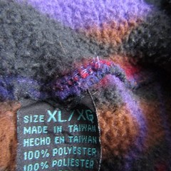 Santana Fleece Hoodie Mens XL Multicolor Southwestern Geometric Tribal Pullover