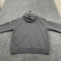 King Philip Football Nike Hoodie Mens L Grey Cotton Fleece Pullover Sports Style