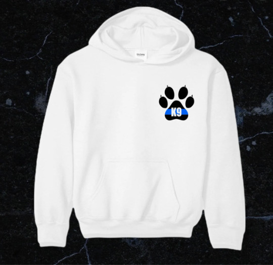 K9 Paw Logo unisex 100% Cotton Custom Hoodie Sweater S,M,L,XL,XXL