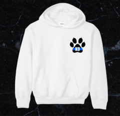 K9 Paw Logo unisex 100% Cotton Custom Hoodie Sweater S,M,L,XL,XXL