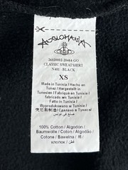 VIVIENNE WESTWOOD Sweatshirt ANGLOMANIA Big Orb Logo Black Men’s Size XS