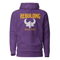 Rebuilding Funny Minnesota Vikings Football Unisex Hoodie S,M,L,XL,2X,3X