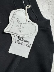 Vivienne Westwood Black Big Logo New Sweatshirt Luxury